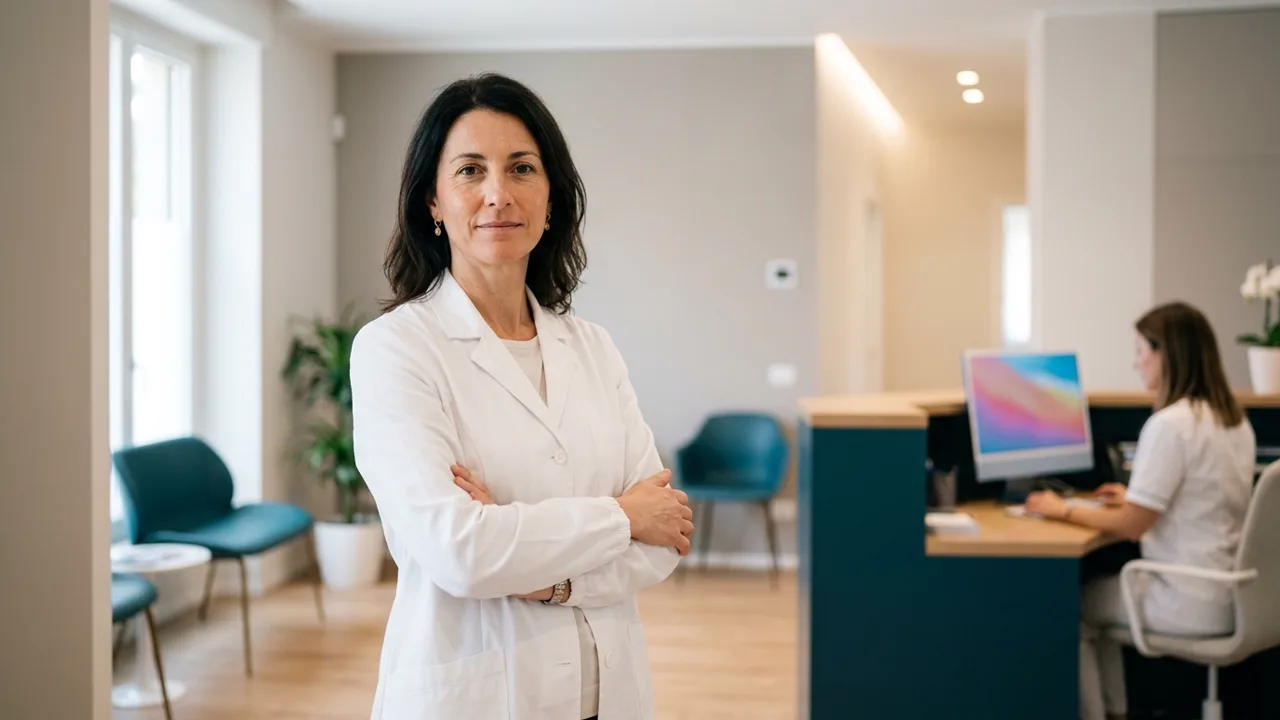 Titolare di studio odontoiatrico nella sua clinica: a lei Simona Fontana affianca una clinic manager formata